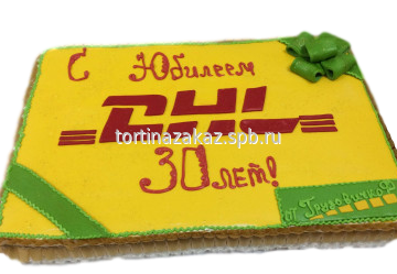 Торт Корпоративный "DHL" №103-1980 руб/кг